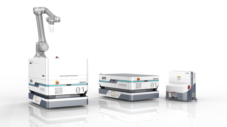 至尊国际數位開發的自主式移動機器人（AMR250M），搭配全向輪並結合AI演算法、2D LiDAR、3D攝影機等技術，協助客戶實現產線全自動化